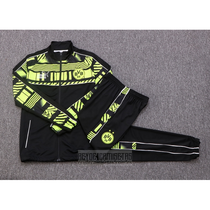 Chandal de Chaqueta del Borussia Dortmund 2022-2023 Negro